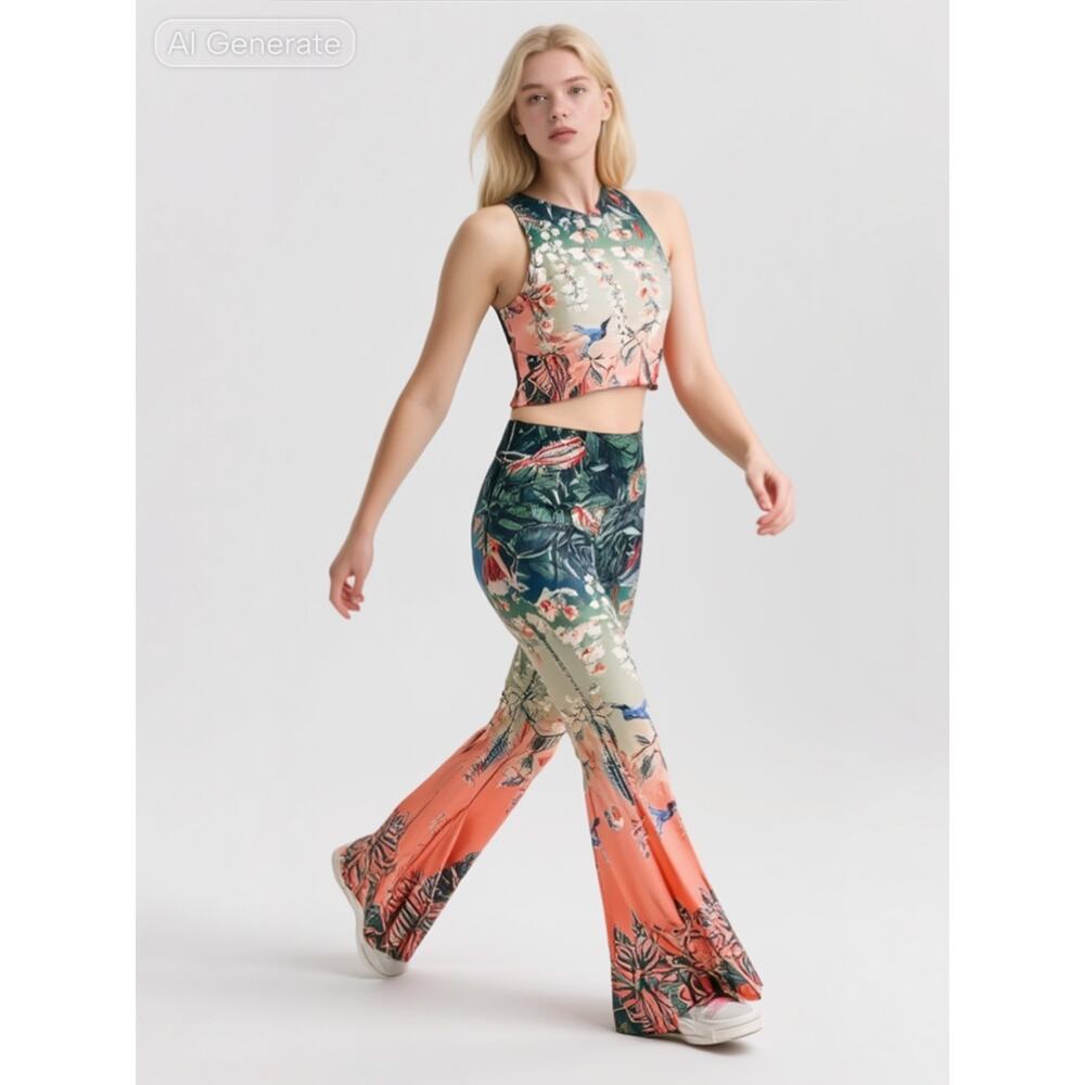 Yoga Democracy, Original Bell, Feeling Ferntastic, NWT, XS